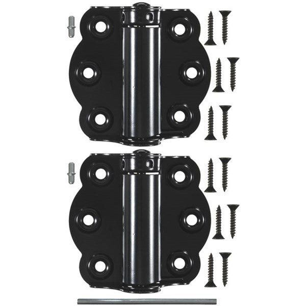 Wright Products™ V650BL Adjustable Self-Closing Hinges, Black, 2-3/4", 2-Pack