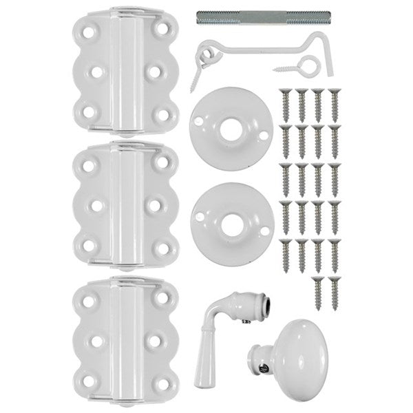 Wright Products™ V321WH Wood/Vinyl Screen Door Kit, White