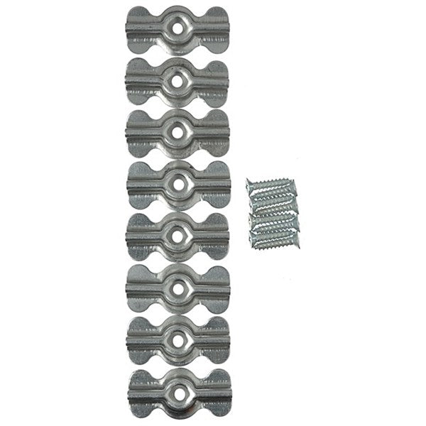 Wright Products™ V20A-8 Full Turn Button, Aluminum, 8-Pack