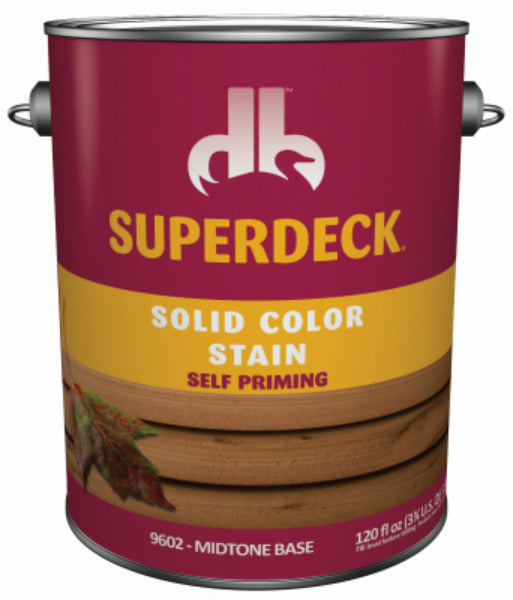 Superdeck® SC0054024-16 Solid Color Deck & Dock Stain, Midtone Base, 1 Gal