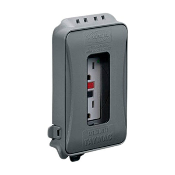 Taymac® ML500G Extra Duty® Flat Expandable Outlet Cover, Vertical/Horizontal