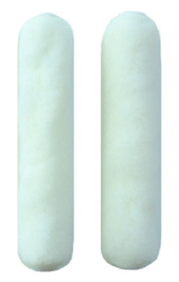 Whizz® 44316 Woven Mini Roller Cover Refill, 6.5" x 3/8", White, 2-Pack