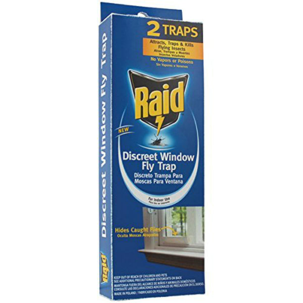 Raid FLYHIDE-RAID Discreet Window Fly Trap, 2-Pack
