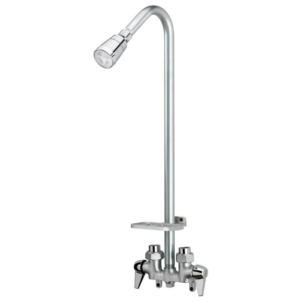 BayPointe 3070-250-CH-B-WS Brass Body Base Utility Shower Faucet, Chrome