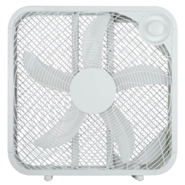 Westpointe FB50-16HW Box Fan with 3-Speed Settings, White, 20"