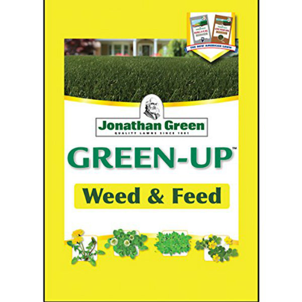 Jonathan Green 12345 Green-Up Weed & Feed Lawn Fertilizer, 21-0-3, 15000 Sq.Ft.