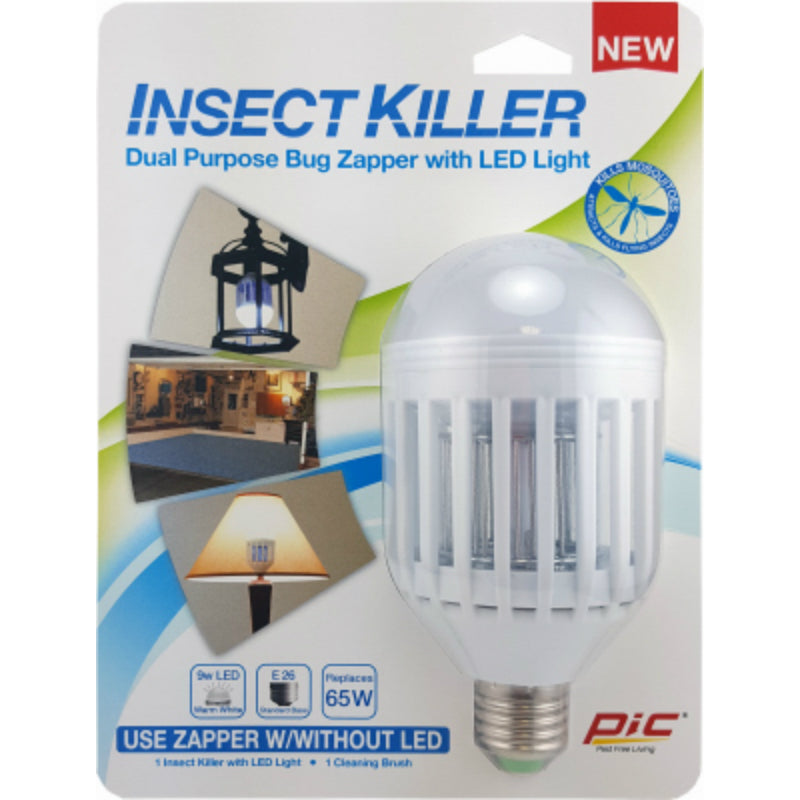 PIC® IKC Insect Killer Dual Purpose Bug Zapper with LED Light