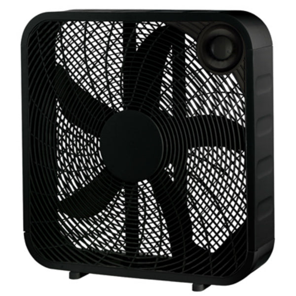 Westpointe FB50-16H Box Fan with 3-Speed Settings, Black, 20"