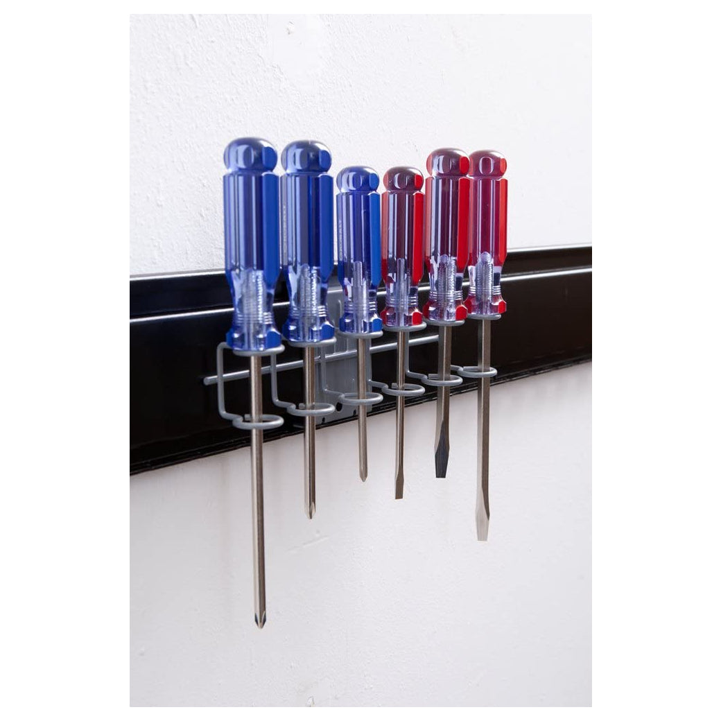 Crawford ST18777 Duramount 6-Tool Steel Holder, Zinc Plated
