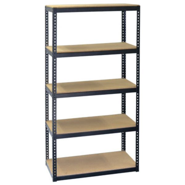 Jaken SCB0750D Medium-Duty Boltless 5-Shelf Shelving Unit, 15" x 30" x 60"