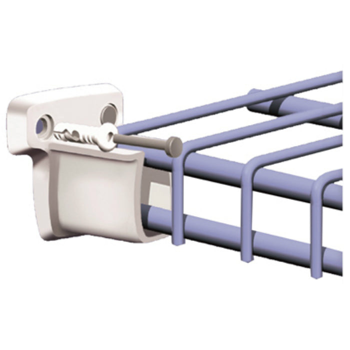 Closetmaid® 6641-00 Wall Brackets for Low Profile Wire Shelving, Resin, 2-Pack