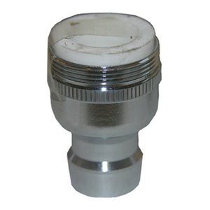 Lasco 09-9231 Dual Thread Snap Nipple w/ Aerator, Chrome, 15/16-27" x 55/64-27"