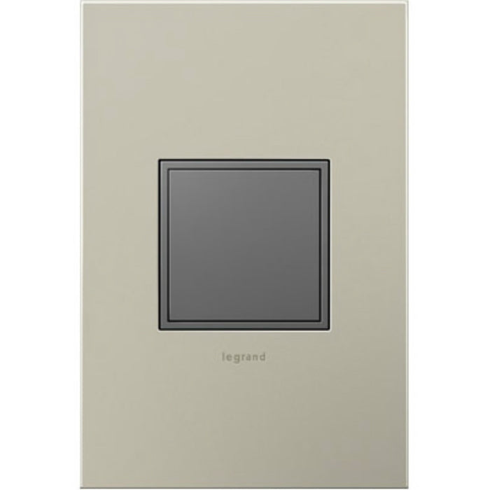 Legrand ARPTR151GM2 Adorne Pop-Out™ Magnesium Outlet, 1-Gang, 15 Amp