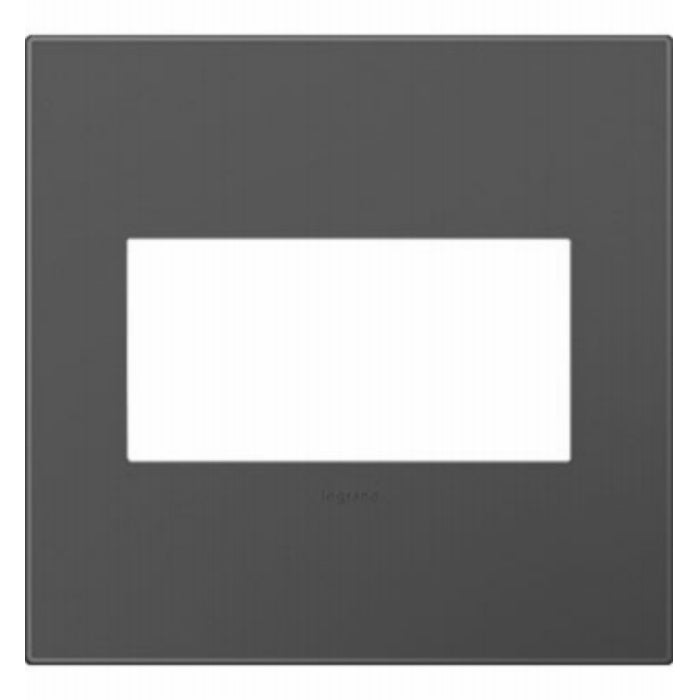 Legrand® AWP2GMG4 Adorne® Magnesium Wall Plate, 2-Gang