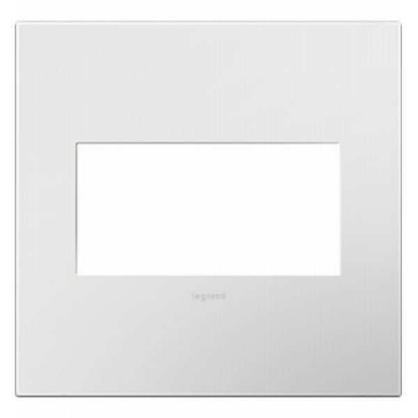 Legrand® AWP2GWH4 Adorne® Gloss White Wall Plate, 2 Gang