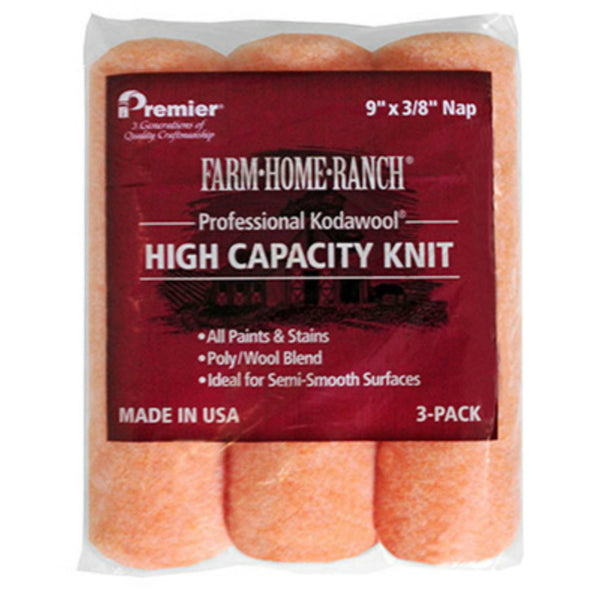 Premier® FHR03151 Farm Home Ranch® Kodawool™ High Capacity Knit, 9" x 3/8" Nap