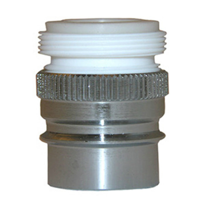 Lasco 09-9251 Dual Thread Snap Nipple w/ Aerator, Chrome, 15/16-27" x 55/64-27"