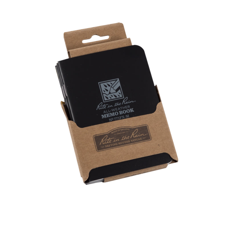 Rite in the Rain® 771FX-M All-Weather Mini Stapled Notebook, 3-1/4"x4-5/8", 3 Pk
