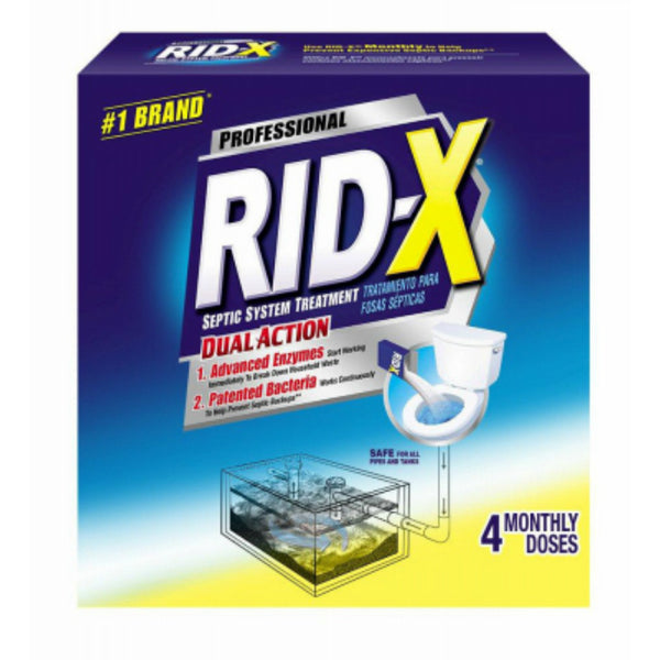 RID-X® 1920089448 Professional Powder Septic Tank System Treatment, 39.2 Oz