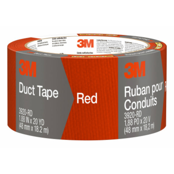 Scotch® 3920-RD Multi-Purpose Duct Tape, Red, 1.88" x 20 YD