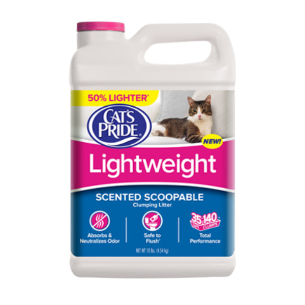 Cat's Pride C01941-C60 Lightweight Scoopable Scented Clumping Litter, 10 Lb