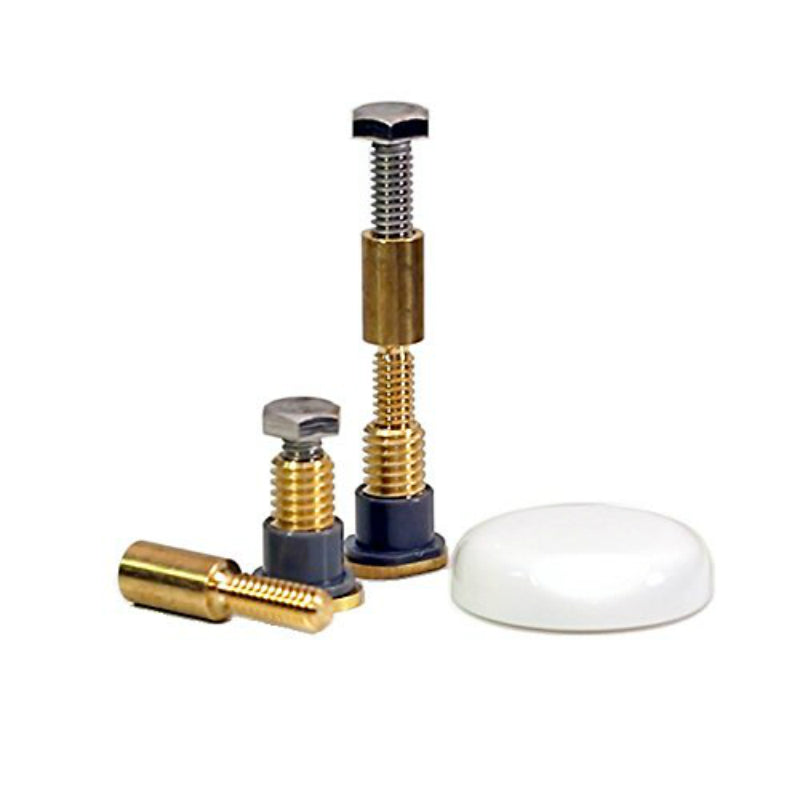 Next 10770X Zero Cut Bolts Toilet Mounting Bolt, Brass & Plastic