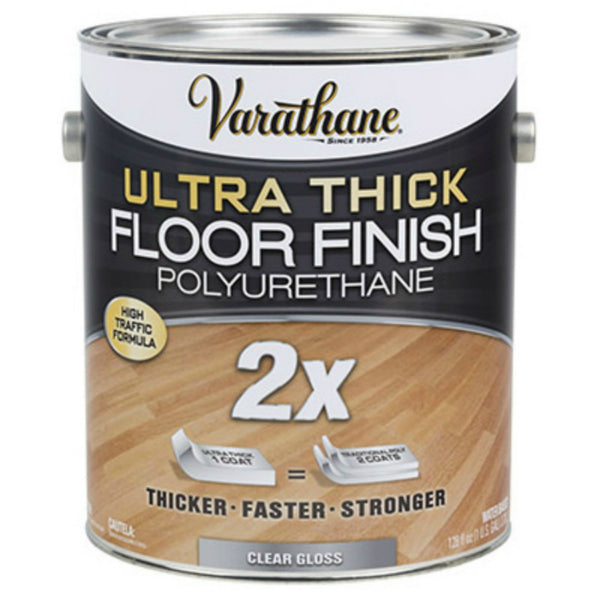 Varathane 298272 Water Based Ultra Thick Floor Gloss Finish, Gloss, 1 Gallon