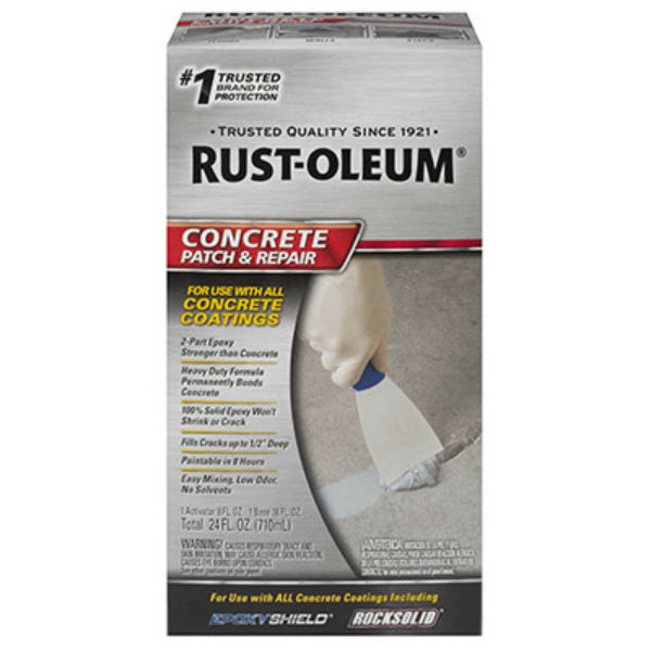 Rust-Oleum® 301012 Epoxy Shield® Concrete Patch & Repair, Gray, 24 Oz