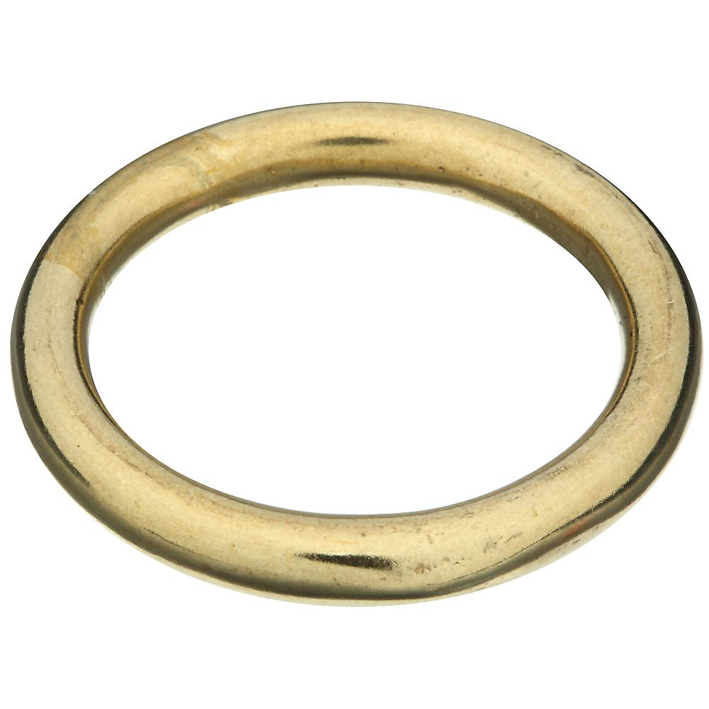 National Hardware® N258-723 Solid Brass Ring for Rope/Chain & Strap, 1-1/4"