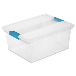 Sterilite 19658604 Clip Storage Box, Assorted, Polypropylene