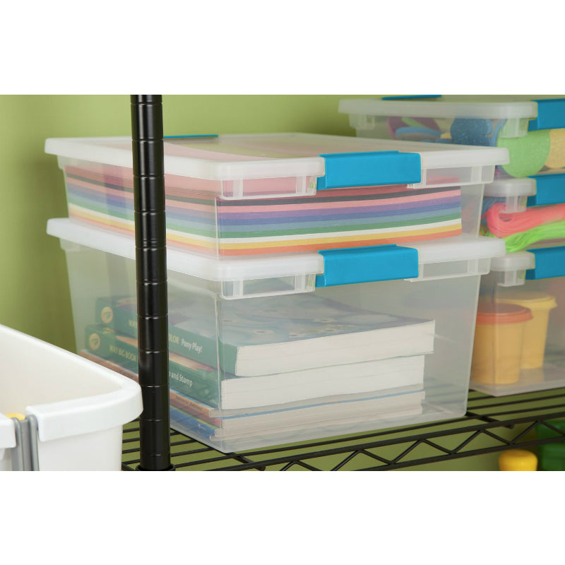 Sterilite 19658604 Clip Storage Box, Assorted, Polypropylene