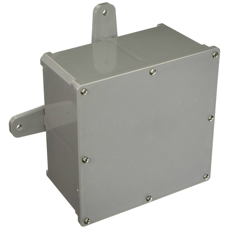 Thomas & Betts E989N-CAR Rigid Non-Metallic Conduit Junction Boxes, 8" x 8" x 4"