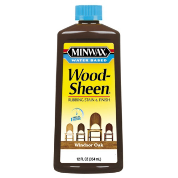 Minwax® 304190000 Water Based WoodSheen Rubbing Stain/Finish, Windsor Oak, 12 Oz