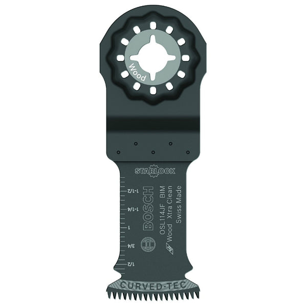 Bosch® OSL114JF Starlock™ Bi-Metal Xtra Clean Plunge Cut Blade, 1-1/4", 0.125"