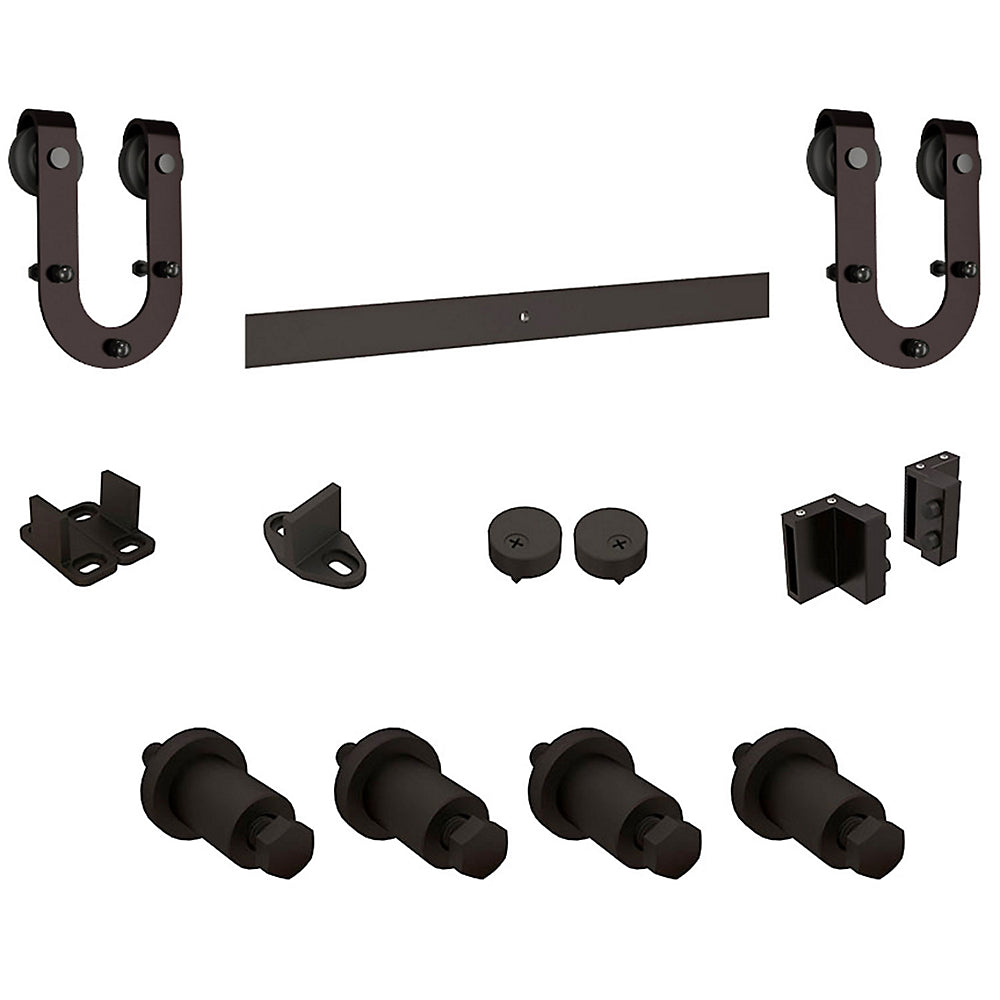 National Hardware® N186-964 Interior Sliding Door Horseshow Hardware, Steel, 72"