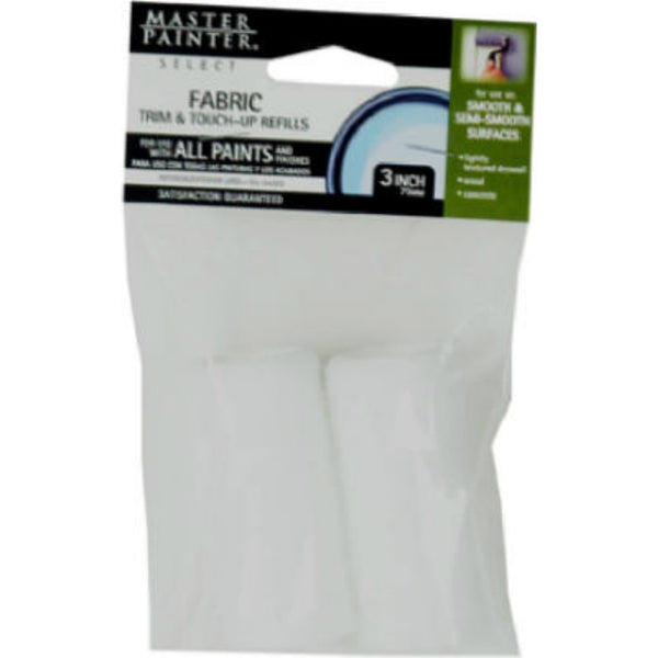 Master Painter® 60191TV Select Fabric Trim & Touch-Up Refills, 3", 2-Pack