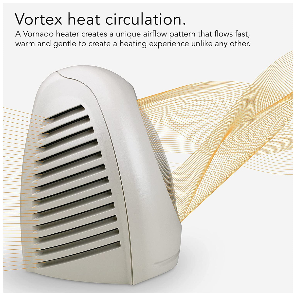 Vornado EH1-0020-25 Vortex VH2 Whole Room Heater with 2-Heat Settings, 750 / 1500W