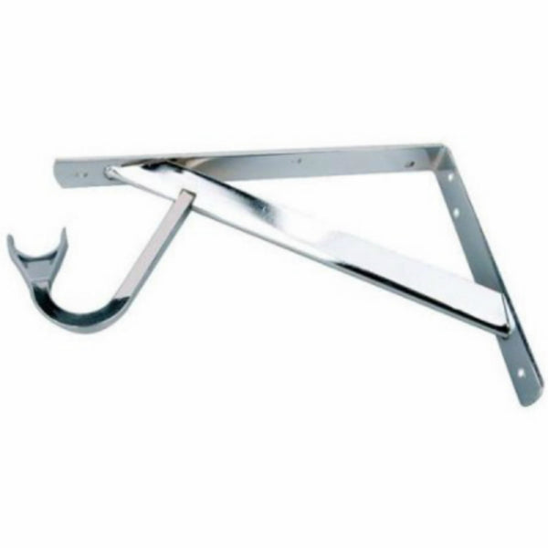 John Sterling® RP-0495-CH Closet-Pro Heavy-Duty Shelf & Rod Bracket, Chrome, 12"