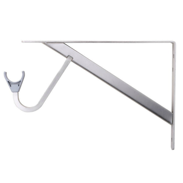 John Sterling® RP-0495-BN Closet-Pro Shelf & Rod Bracket, Brushed Nickel, 12"