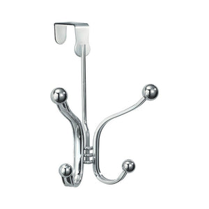 InterDesign® 53370 York Lyra Over-The-Door Quad Hook, Chrome
