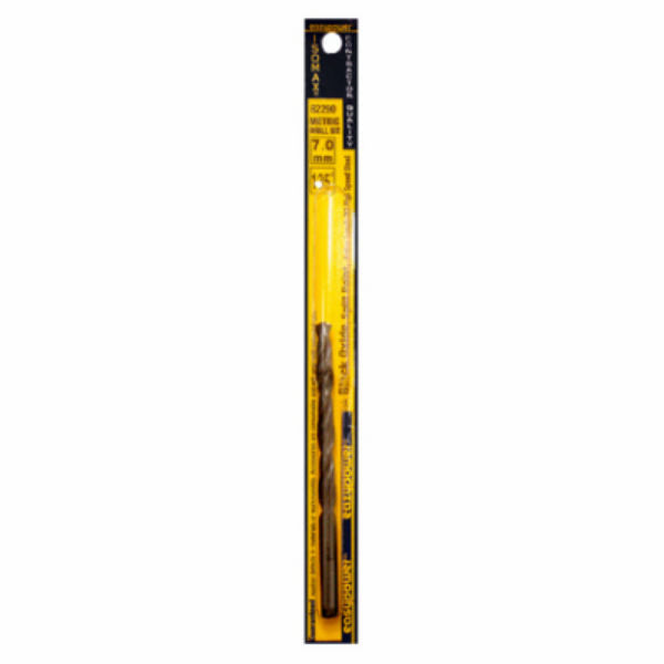 Eazypower® 82290 Black Oxide 135° Split Jobber Length Drill Bit, M2-Steel, 7 mm