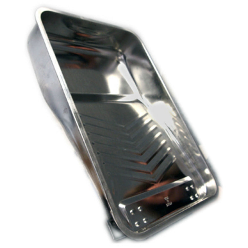 Linzer RM430 Deep Metal Paint Tray w/ Ladder Lock Grips, 9"