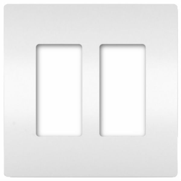 Legrand® RWP262WCC6 Two-Gang Screwless Plastic Wall Plate, White