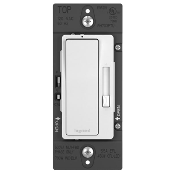 Legrand® RH703PTUTCCCV4 Tru-Universal Single Pole/3-Way Dimmer, 700W