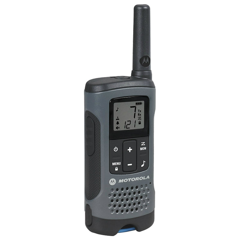 Motorola T200 Talkabout FRS/GMRS Two-Way Radio w/ 22 channels, Dark Gray