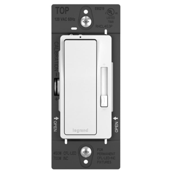 Legrand® RHCL453PTCCCV6 Radiant® Single Pole/3-Way CFL/LED Dimmer, 450W