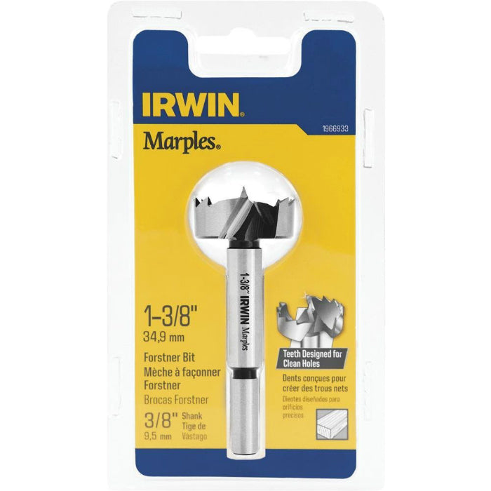 Marples® 1966933 Wood Boring Forstner Drill Bit, 1-3/8", 3-1/2" Overall Length