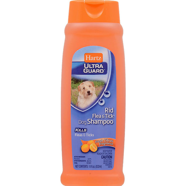 Hartz® 3270002299 UltraGuard® Rid Flea & Tick™ Shampoo for Dogs, Citrus, 18 Oz