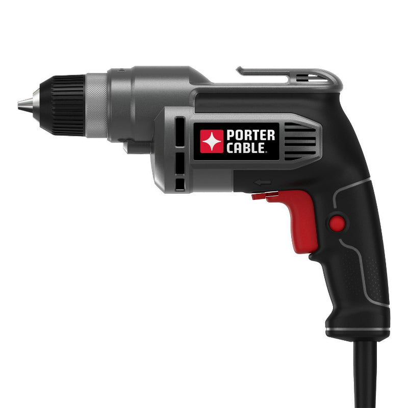 Porter-Cable® PC600D Keyless Drill w/ 6 Amp Motor, 3/8", 0-2500 RPM