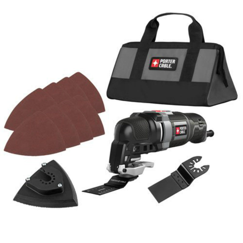 Porter-Cable® PCE606K Oscillating Multi-Tool Kit w/ 3 Amp Motor, 10000-22000 OPM